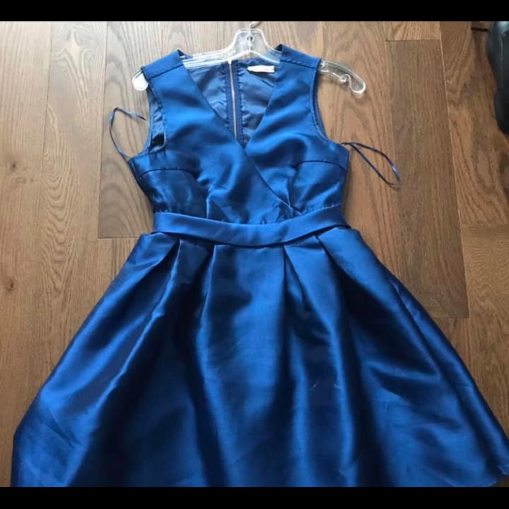 Chelsea navy blue cupcake dress